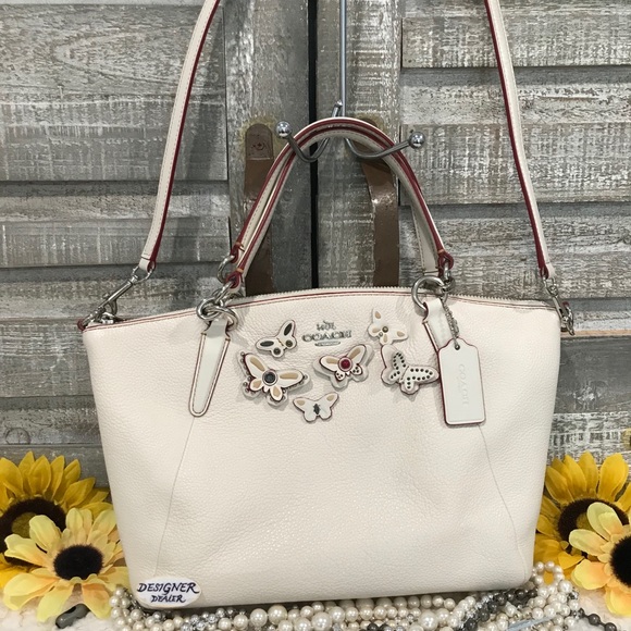 Coach Handbags - COACH Kelsey Butterfly Appliqué Bag 59354 Chalk